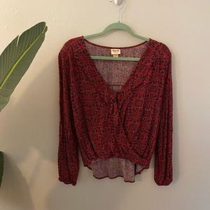 Pink and Purple Long-Sleeve